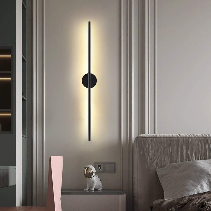 Nomk Black Line Rechargeable Wall Lamp-Neutral Decor