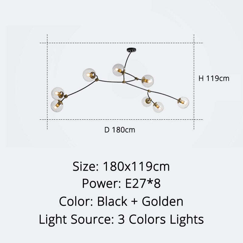 Valentina Minimalist Elegant Unique Branch Chandeliers, Living Room - Neutral Decor