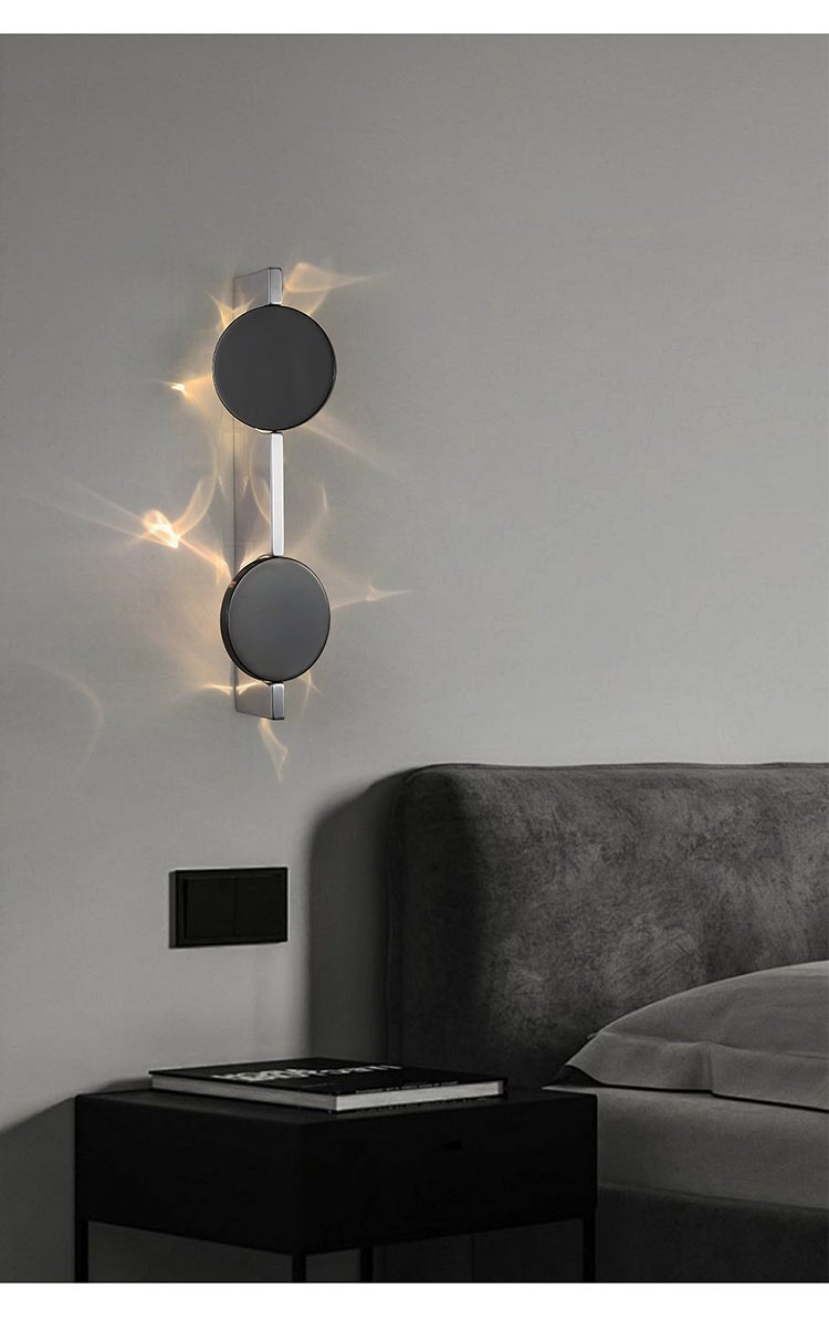 Pethr Wave Minimalist Steel Wall Lamp-Neutral Decor