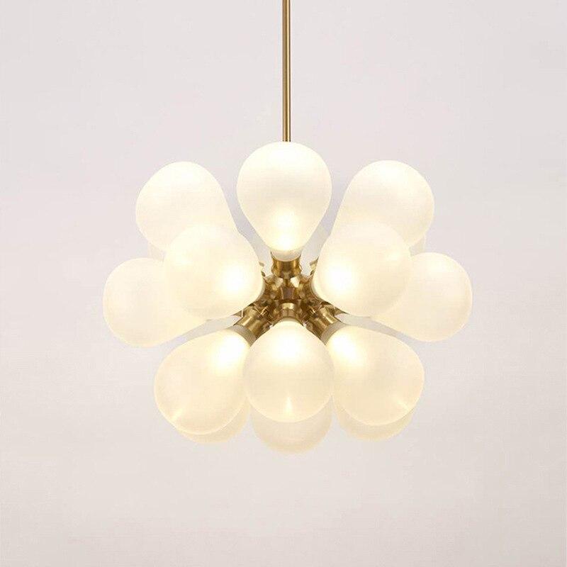 Valentina Chic Clustered Glass Bubble Pendant Light - Neutral Decor