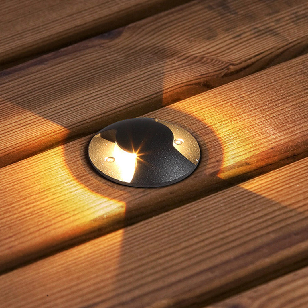 Spirited Side-Lit Minimalist Outdoor Well Lights