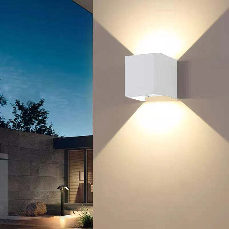 Nexu Modern Adjustable Square Outdoor Wall Lamp LED-Neutral Decor