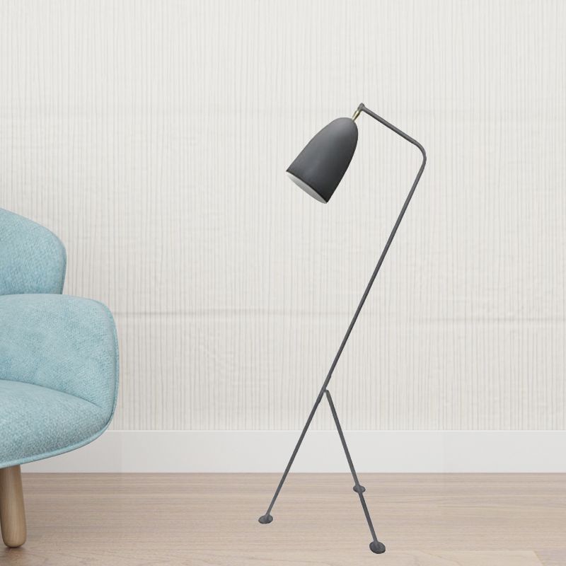 Morandi Modern Metal Cup Black Floor Lamp, Multi Colors - Neutral Decor