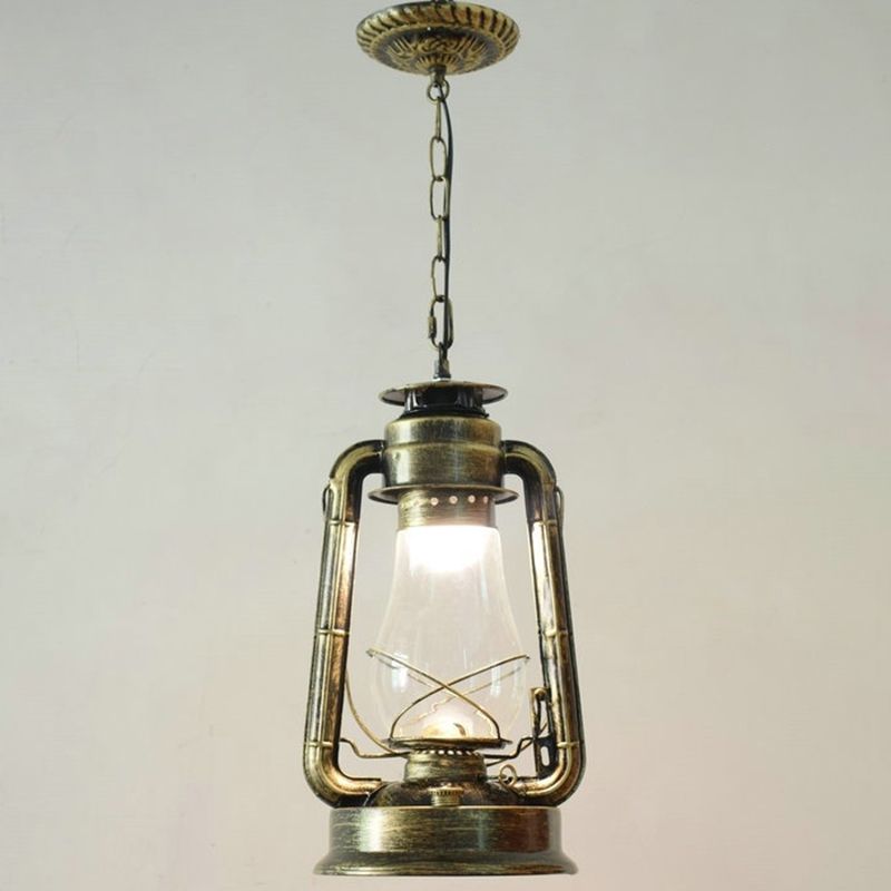 Silva Vintage Rustic Kerosene Pendant Light, 3 Color, 4 Style - Neutral Decor