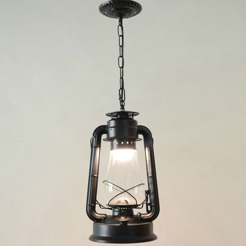 Silva Vintage Rustic Kerosene Pendant Light, 3 Color, 4 Style - Neutral Decor