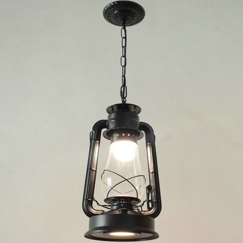Silva Vintage Rustic Kerosene Pendant Light, 3 Color, 4 Style - Neutral Decor