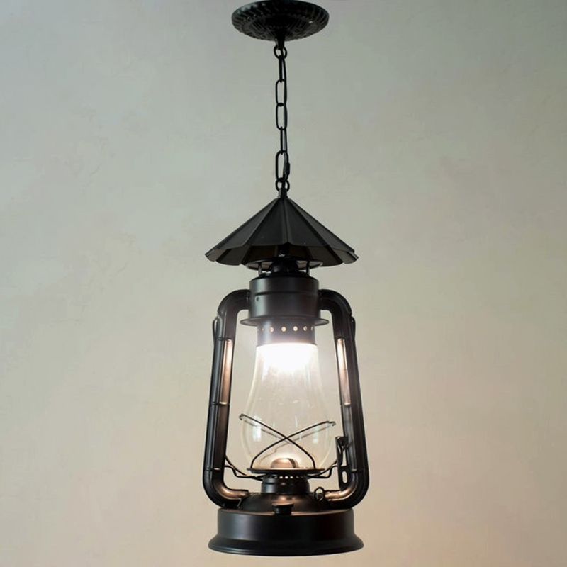 Silva Vintage Rustic Kerosene Pendant Light, 3 Color, 4 Style - Neutral Decor