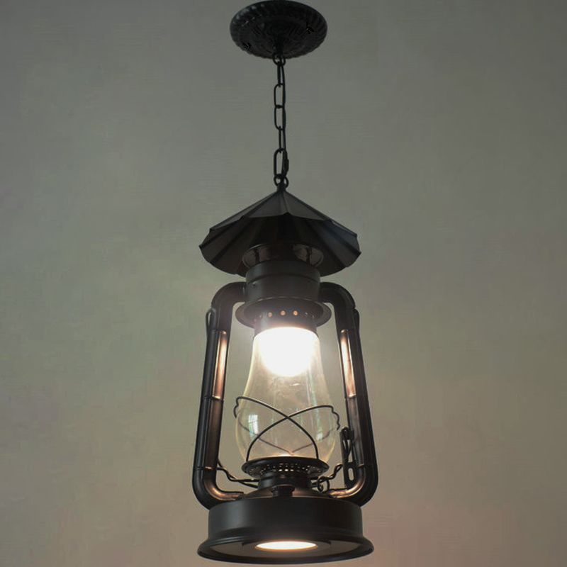 Silva Vintage Rustic Kerosene Pendant Light, 3 Color, 4 Style - Neutral Decor