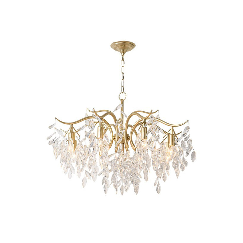 Kristy Luxury Wisteria Flower Crystal Chandelier