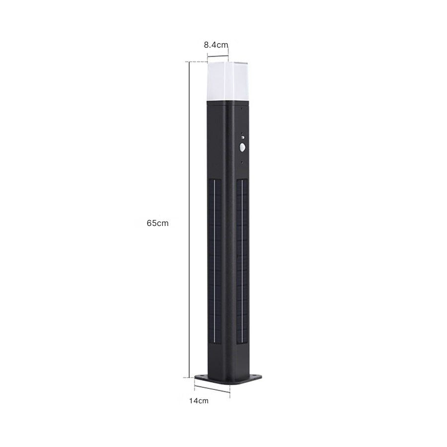 Seaan Sensor Torchiere Outdoor Floor Lamp