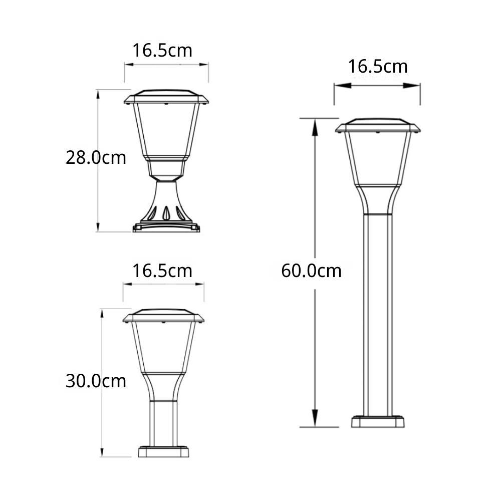 Sabrina LED Minimalist Modern Outdoor Light