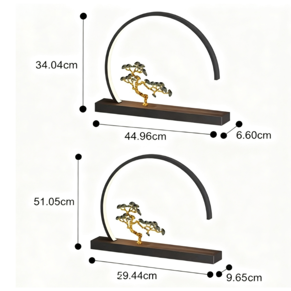 Ada Chinese Greeting Pine Steel Outdoor Wall Light