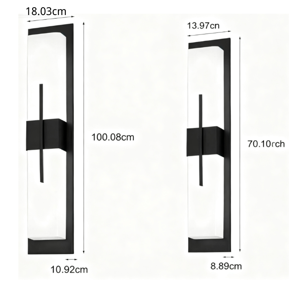 Aldan Creative LED Modern Outdoor Wall Lamp