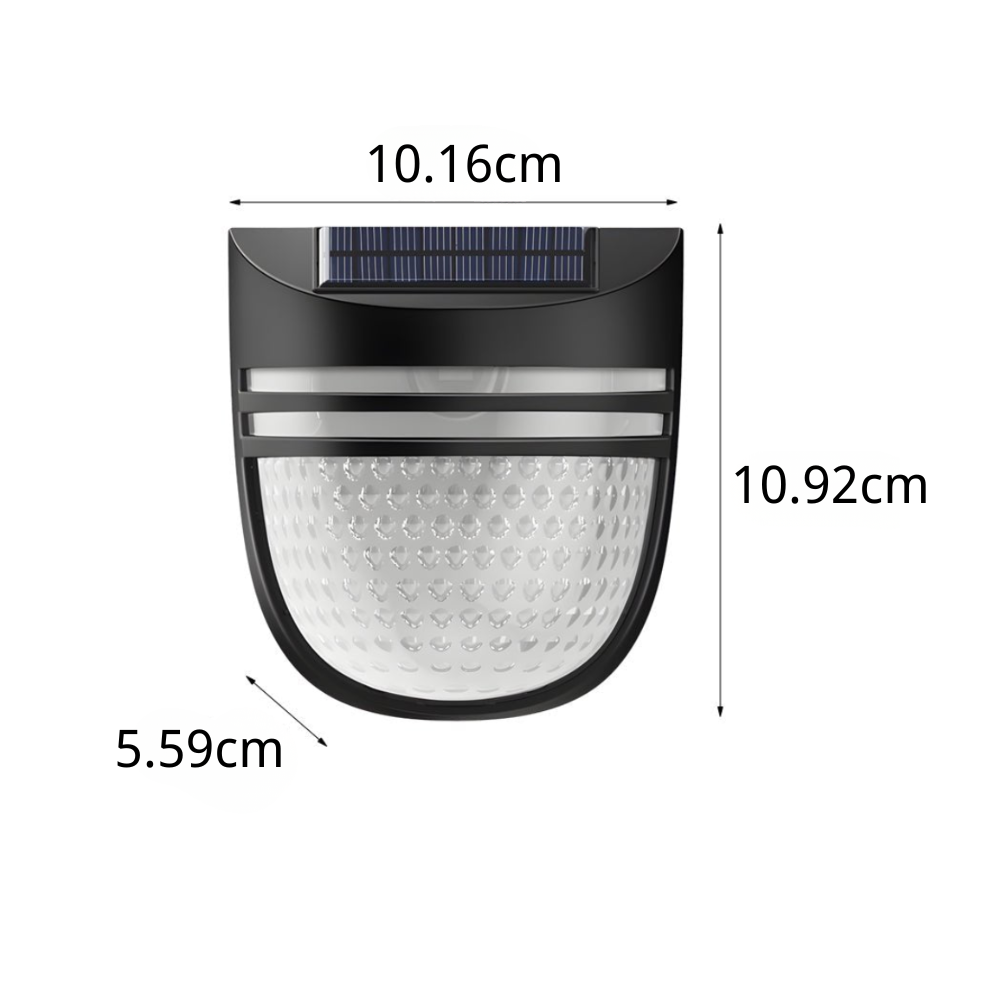 Blng Modern Solar ABS Outdoor Wall Fence Lights