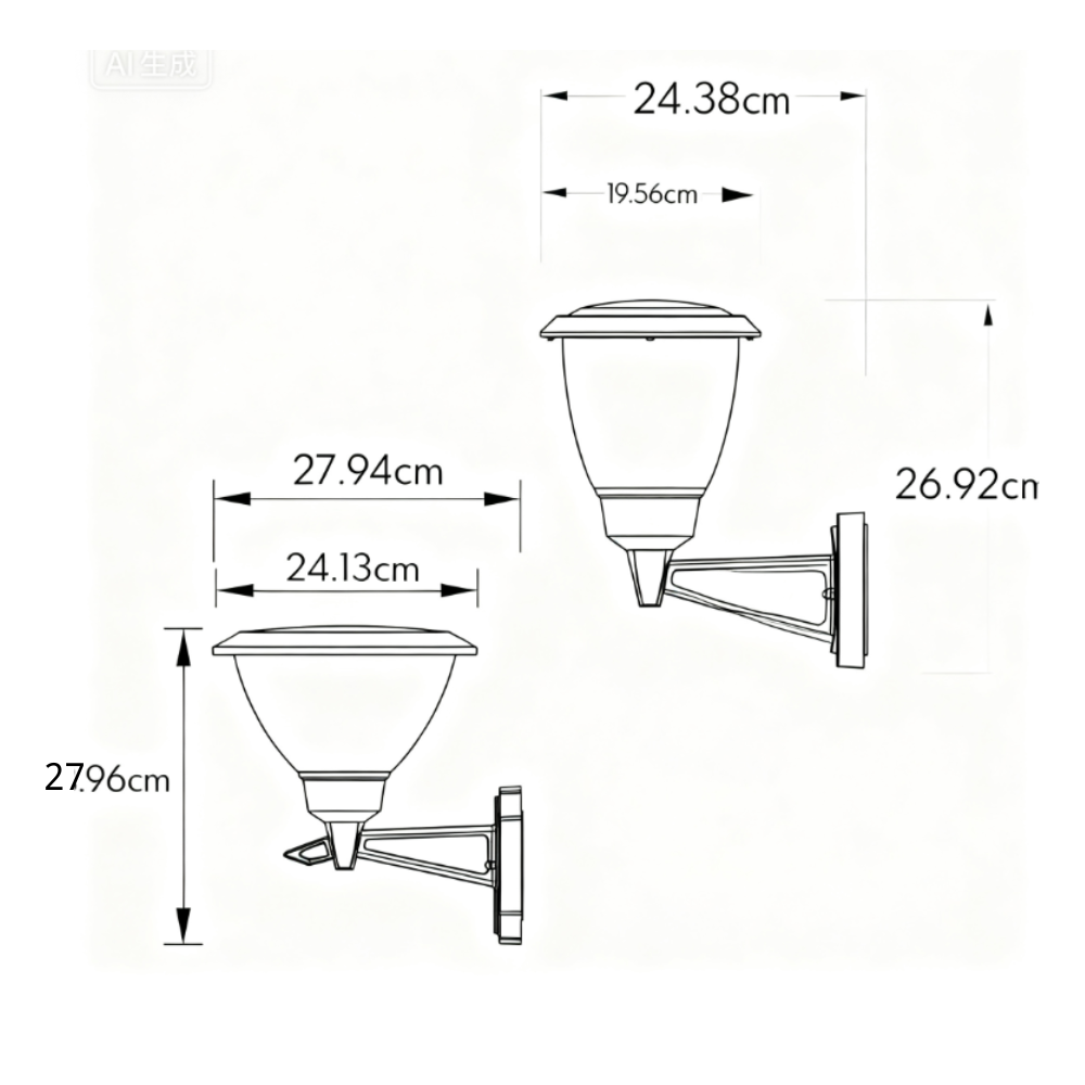 Briana Modern Minimalist Outdoor Sconce Lights