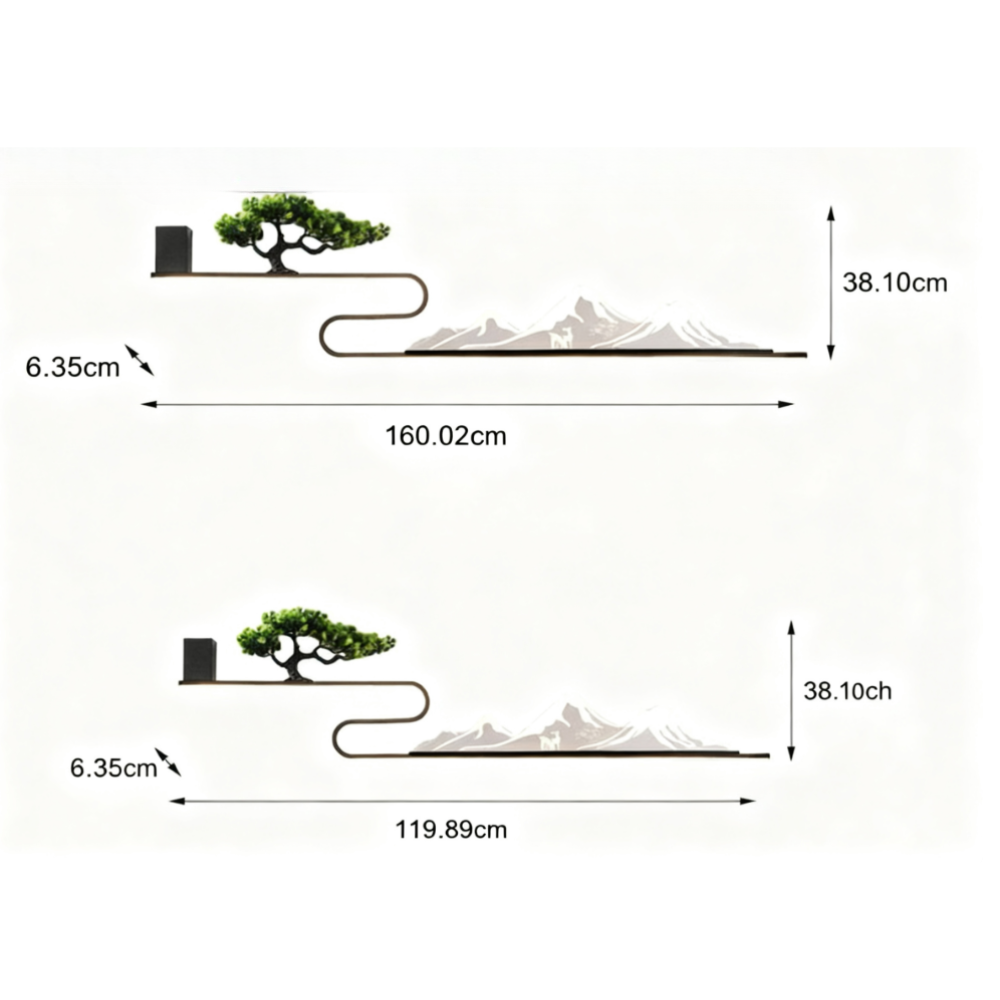 Counsllor Mountain Scenery LED Outdoor Wall Lights