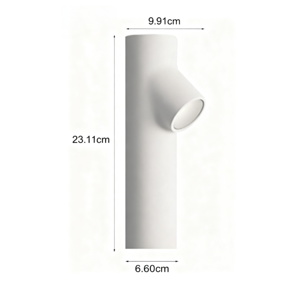 Darel Round Tube LED Modern Outdoor Wall Lights
