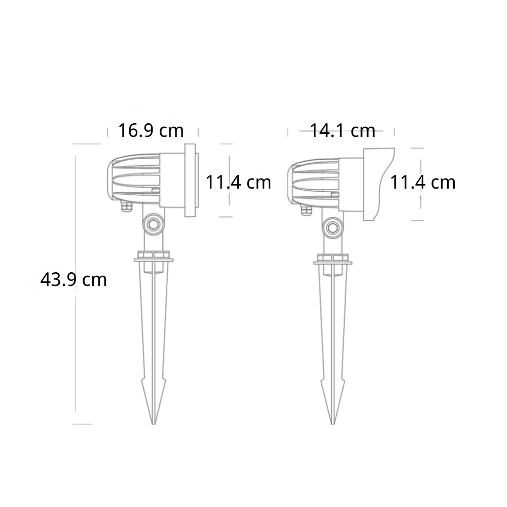 Britne LED Modern Minimalist Outdoor Lawn Lights