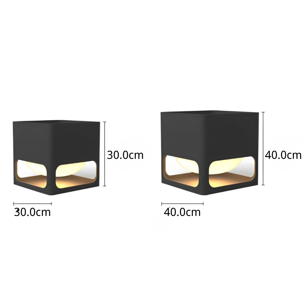 Beverly Square Flowerpot Modern Outdoor Post Lights