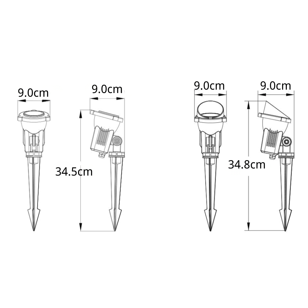 Mewin LED Minimalist Outdoor Spike Lights