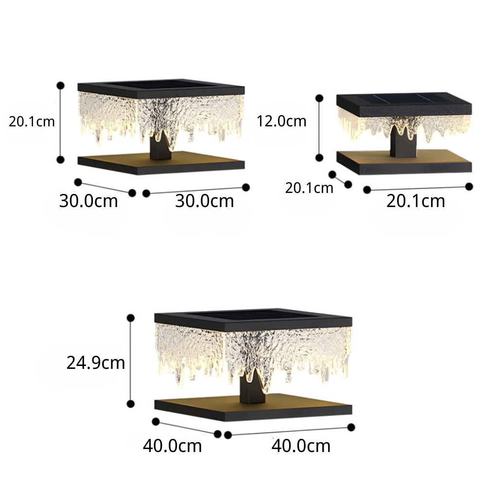 Ambitious Creative Modern Outdoor Fence Post Lights