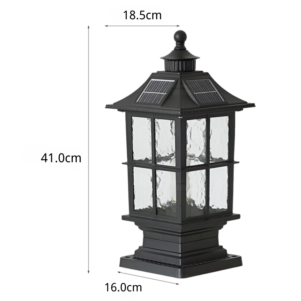 Blyth LED Modern Solar Outdoor Post Caps Light
