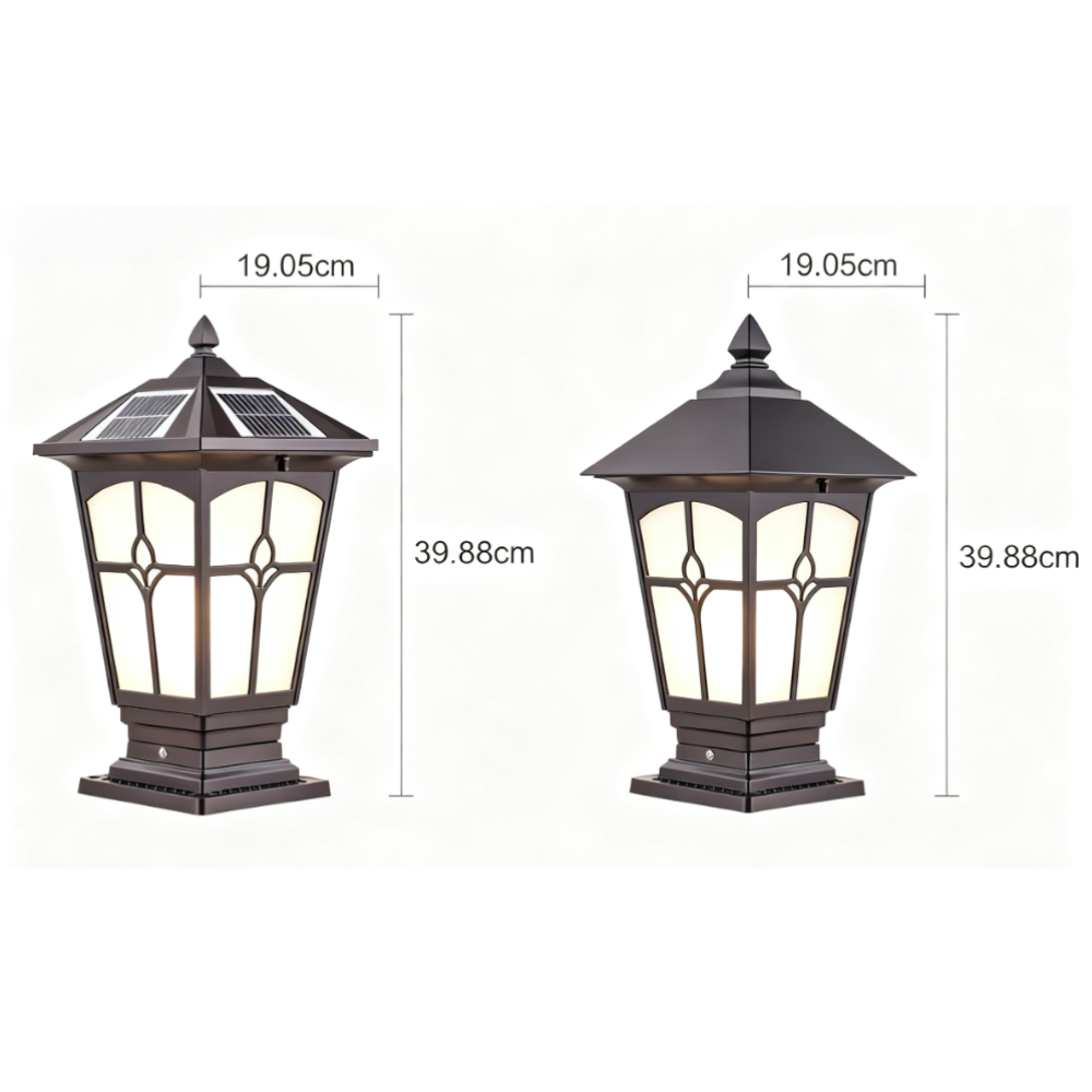 Gloria LED Retro Outdoor Post Cap Pillar Lamp