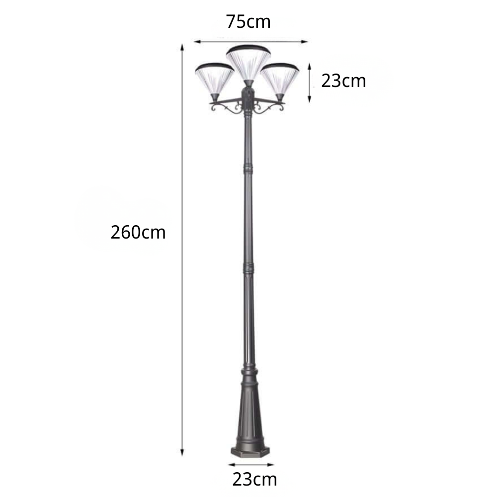 Noel Vintage Industrial Outdoor Street Post Light