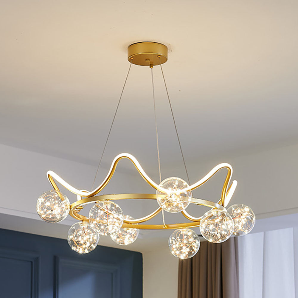 Arisha Nordic Creative Star Pendant Light Metal Living Room/Restaurant - Neutral Decor