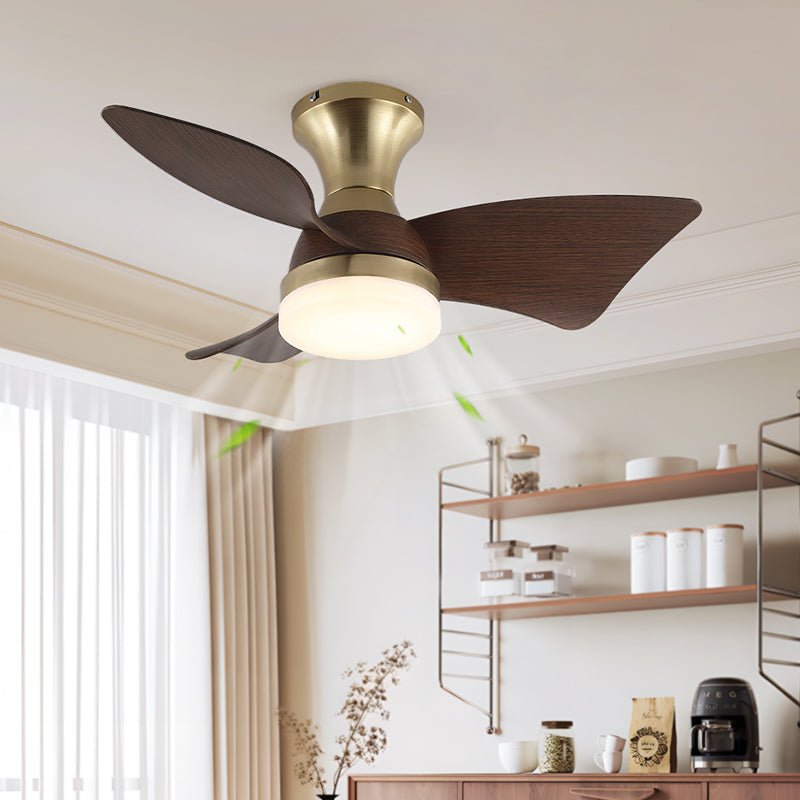 Aureon Modern Wood Ceiling Fan Light-Neutral Decor