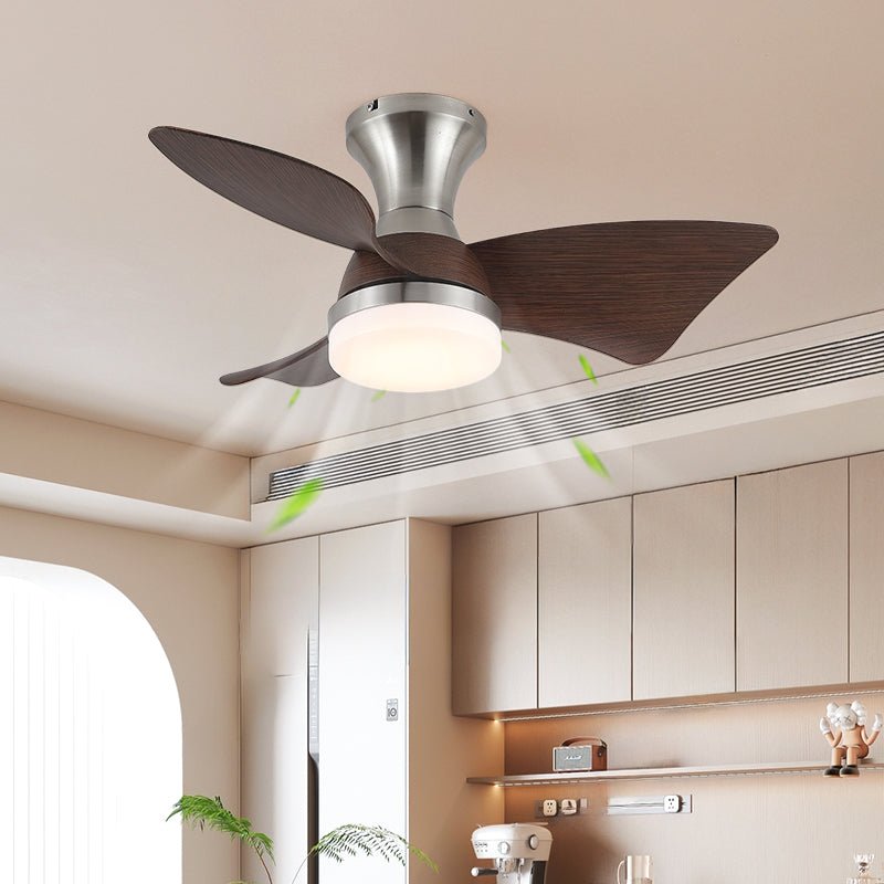 Aureon Modern Wood Ceiling Fan Light-Neutral Decor