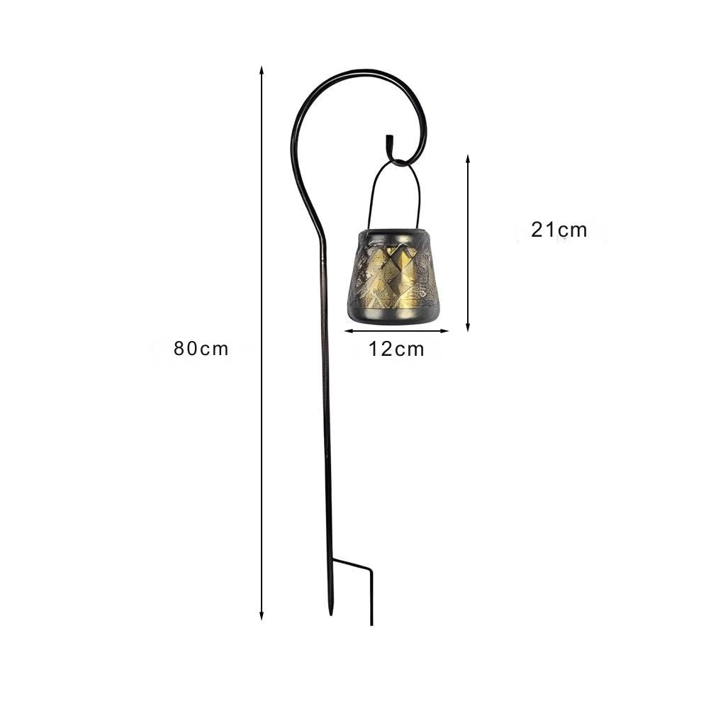 Saena Retro Mesh Solar Outdoor Hanging Lights