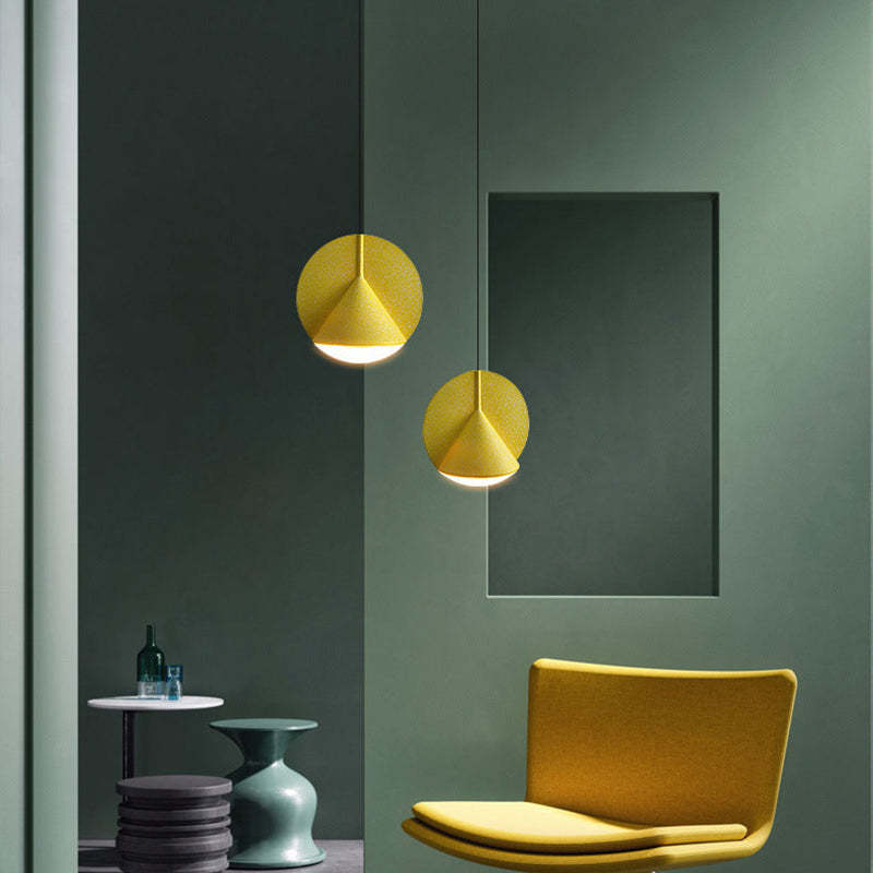 Arisha Modern LED Colorful Shade Hanging Pendant Light - Neutral Decor