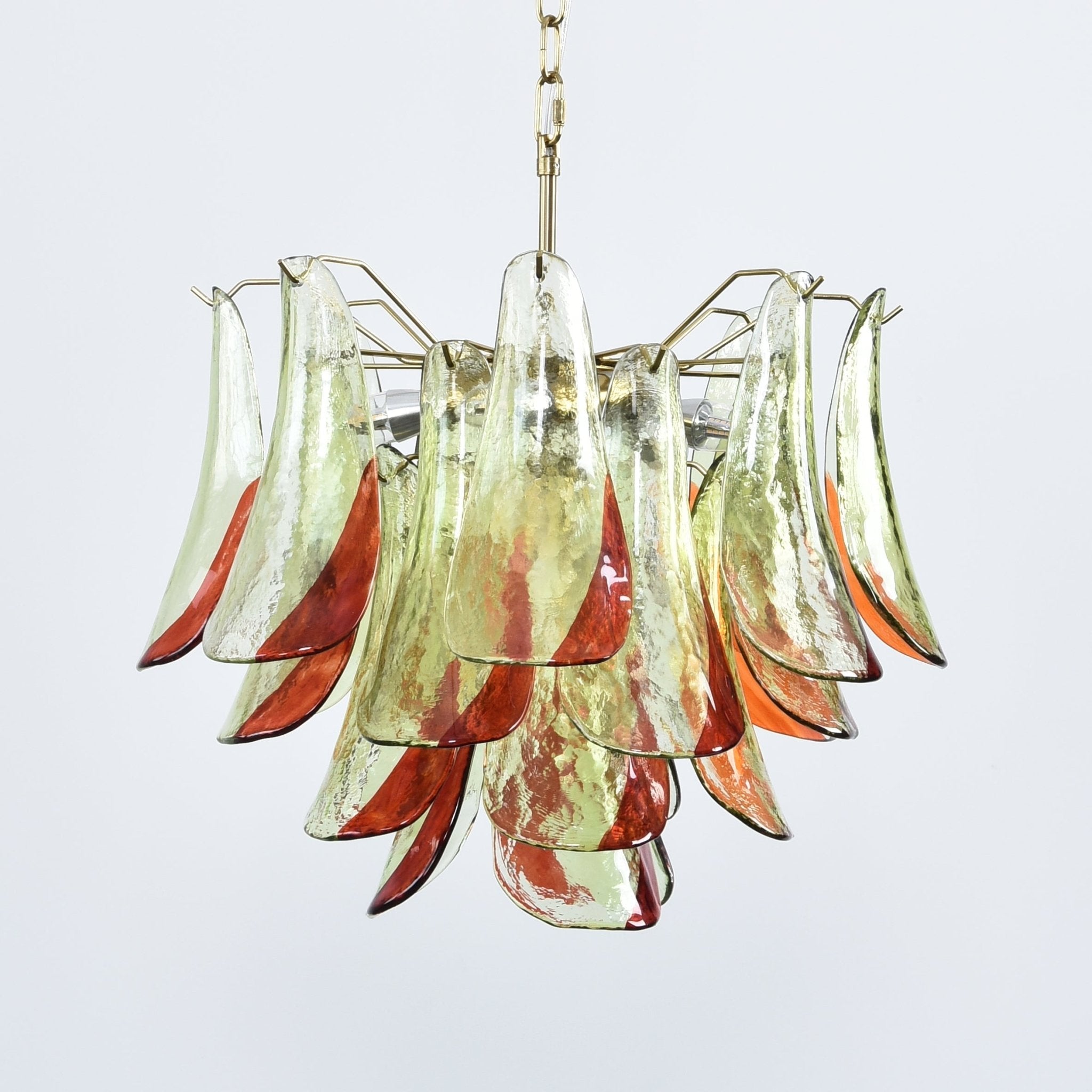 Aurora Chandelier Murano Glass Petal Elegant-Neutral Decor