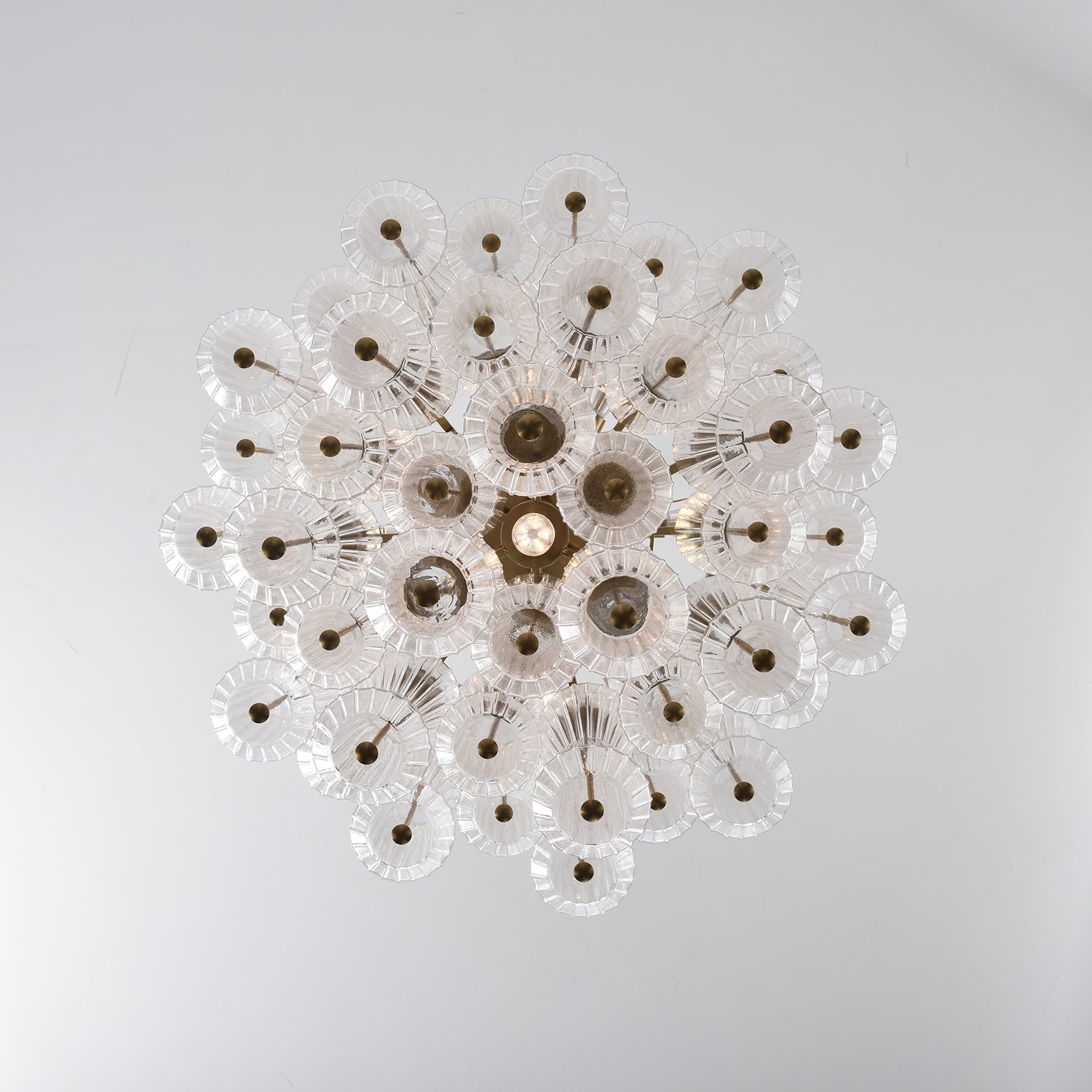 Aurora Chandelier Murano Glass Floral Cascade-Neutral Decor