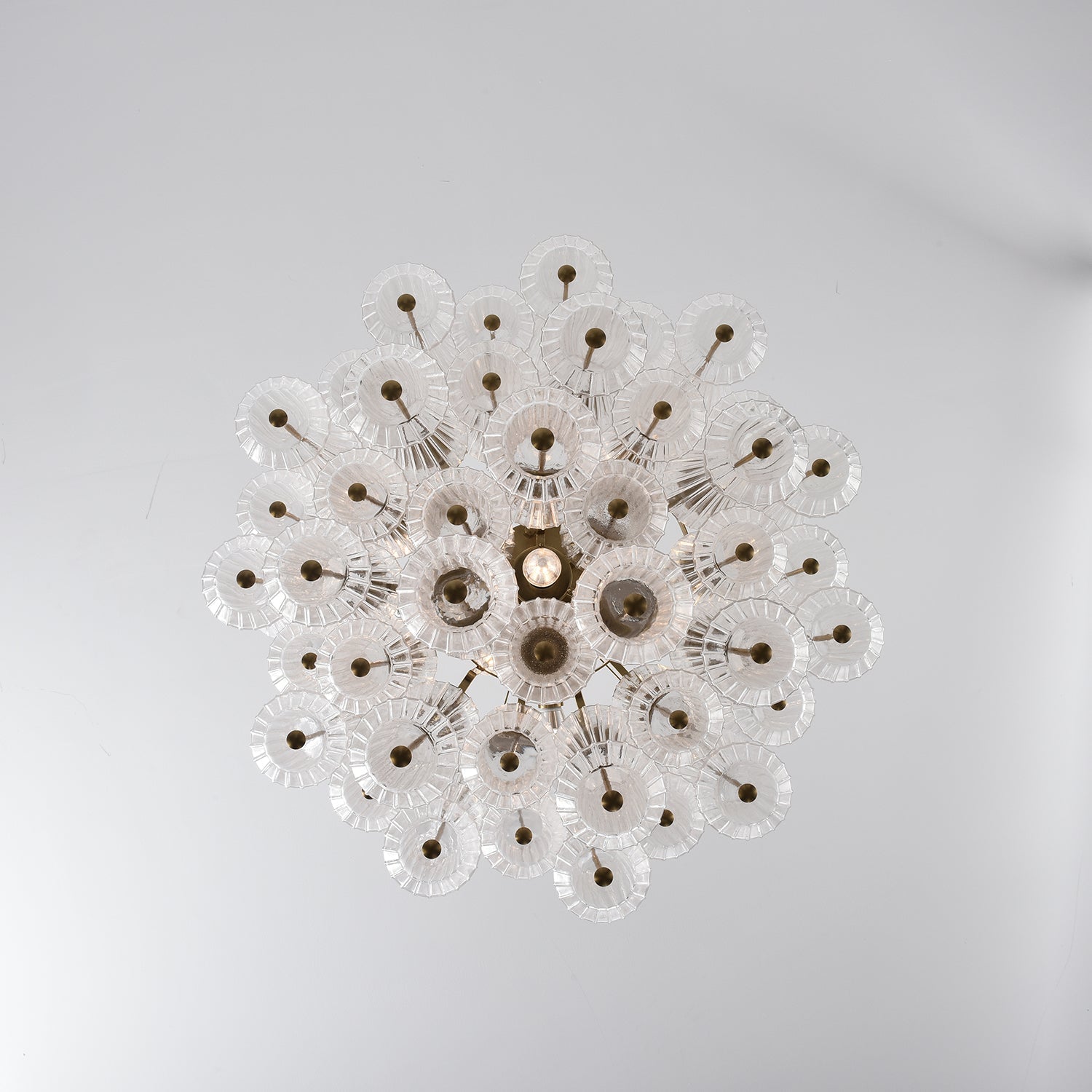 Aurora Chandelier Murano Glass Floral Cascade-Neutral Decor