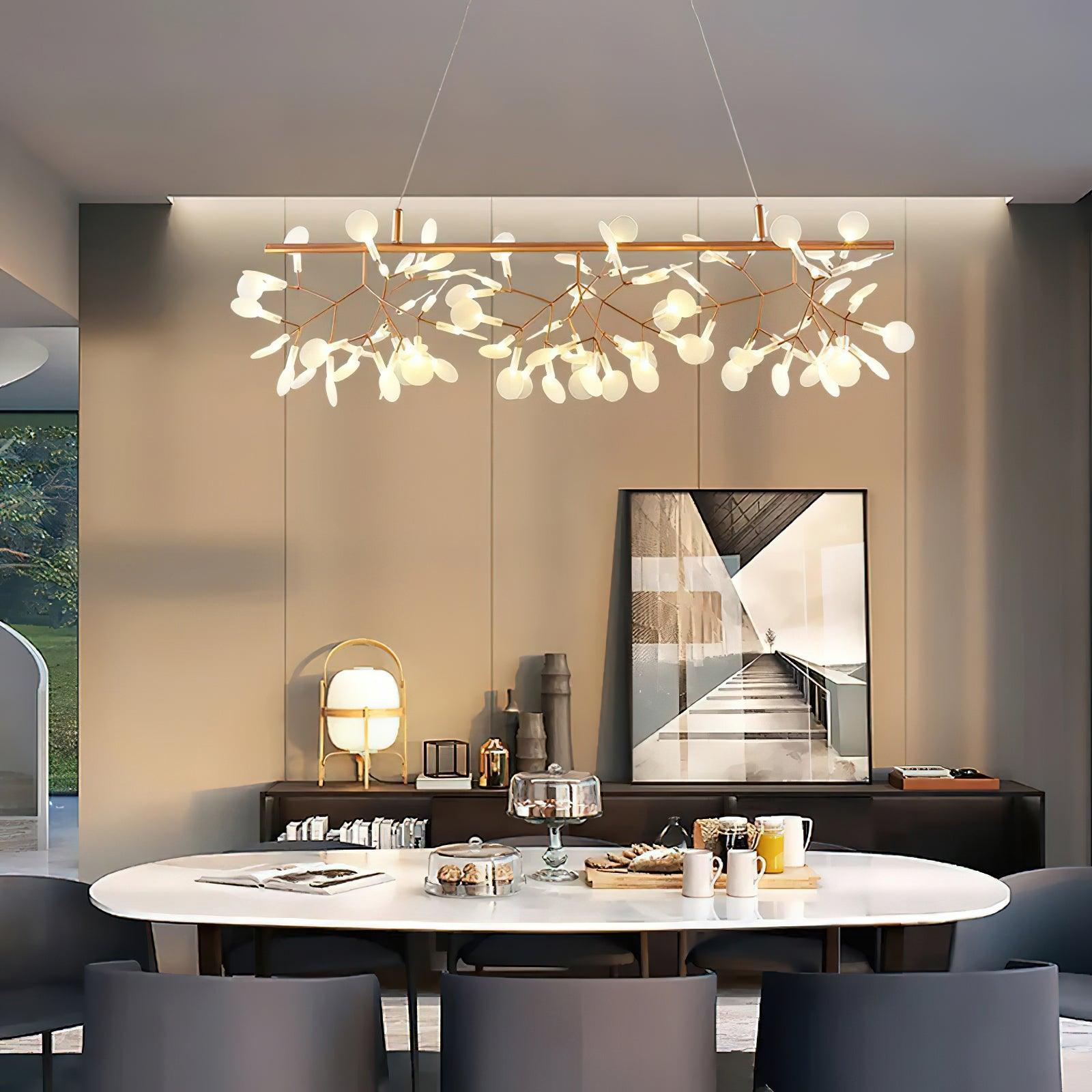 Brenwen Chandelier LED Branch Long Linear Artistic-Neutral Decor