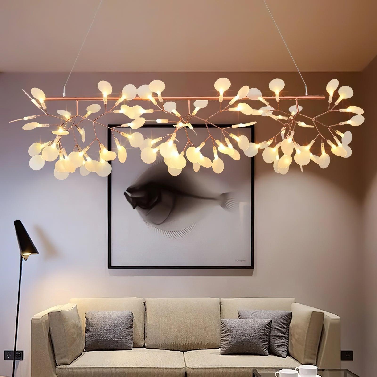 Brenwen Chandelier LED Branch Long Linear Artistic-Neutral Decor