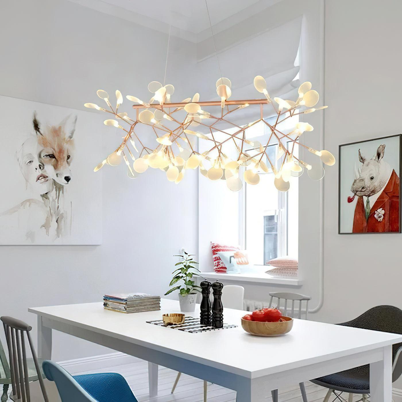 Brenwen Chandelier LED Branch Long Linear Artistic-Neutral Decor