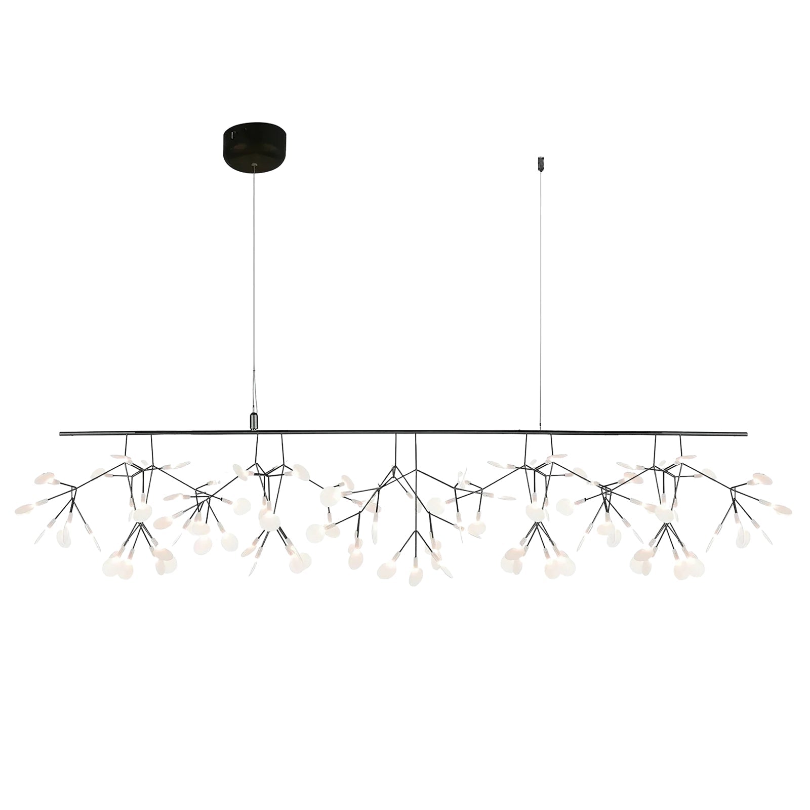 Black Firefly LED Chandelier-Neutral Decor