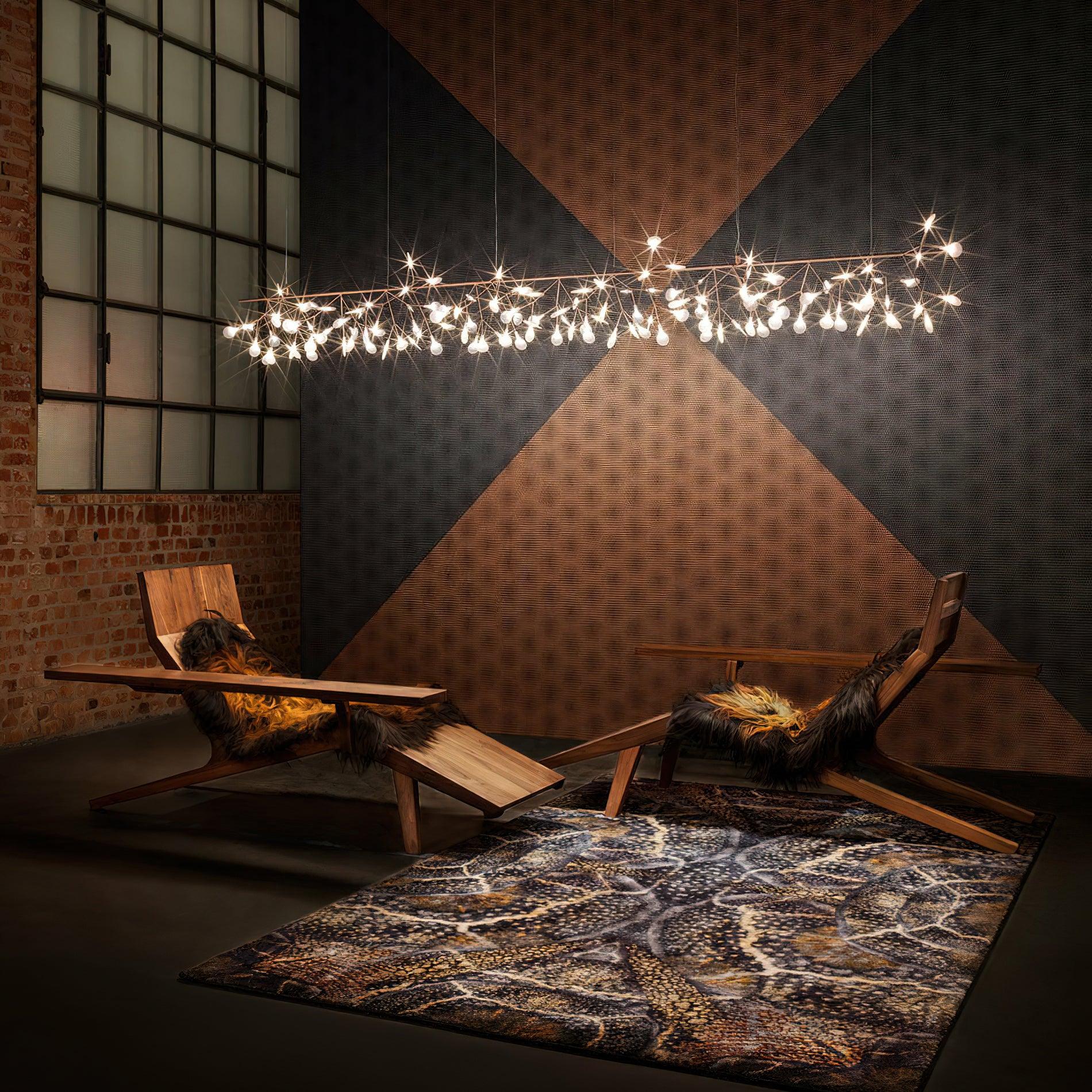 Brenwen Chandelier LED Branch Long Linear Artistic-Neutral Decor