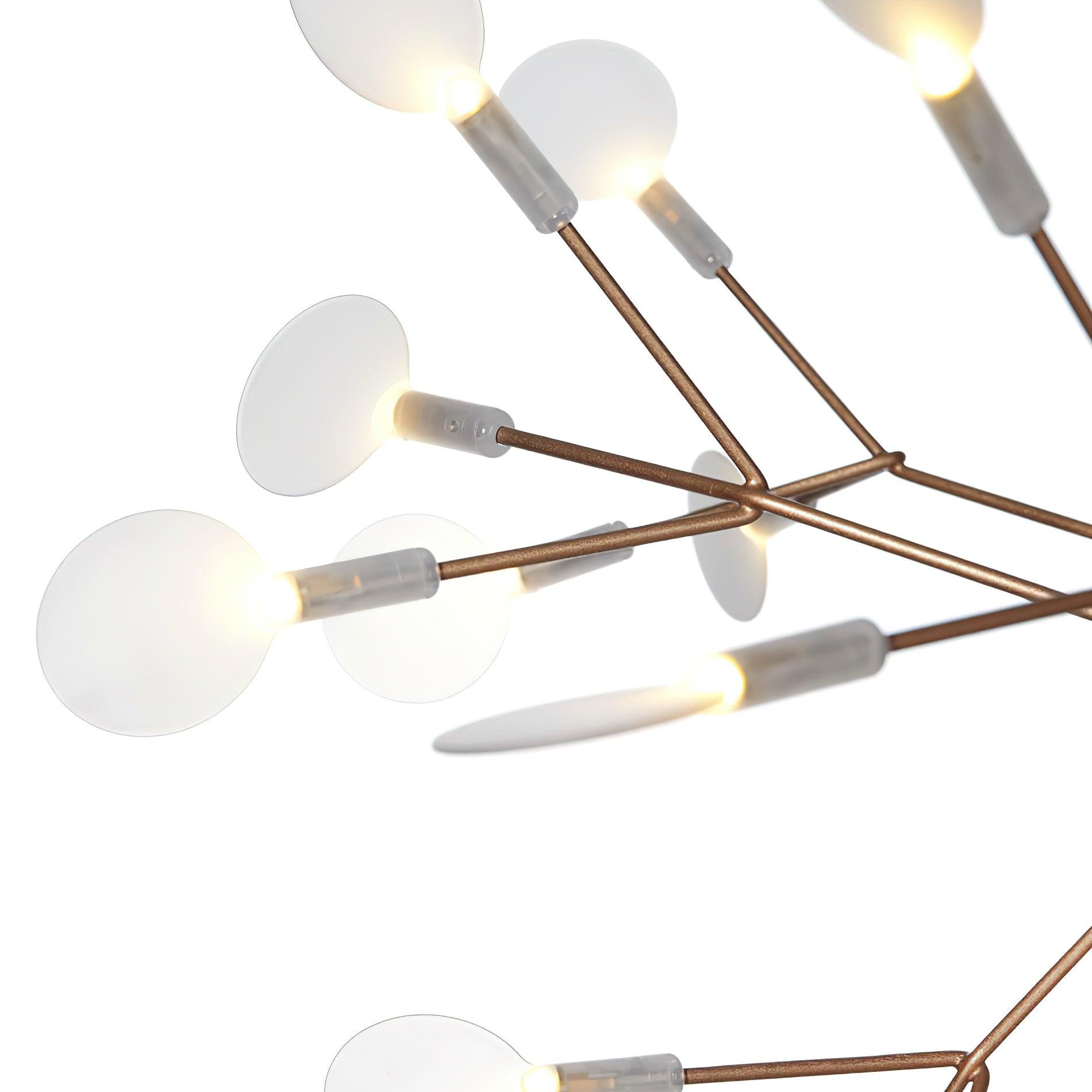 Brenwen Chandelier LED Branch Long Linear Artistic-Neutral Decor