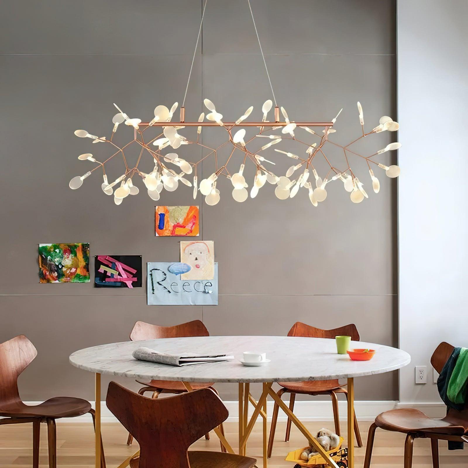 Brenwen Chandelier LED Branch Long Linear Artistic-Neutral Decor