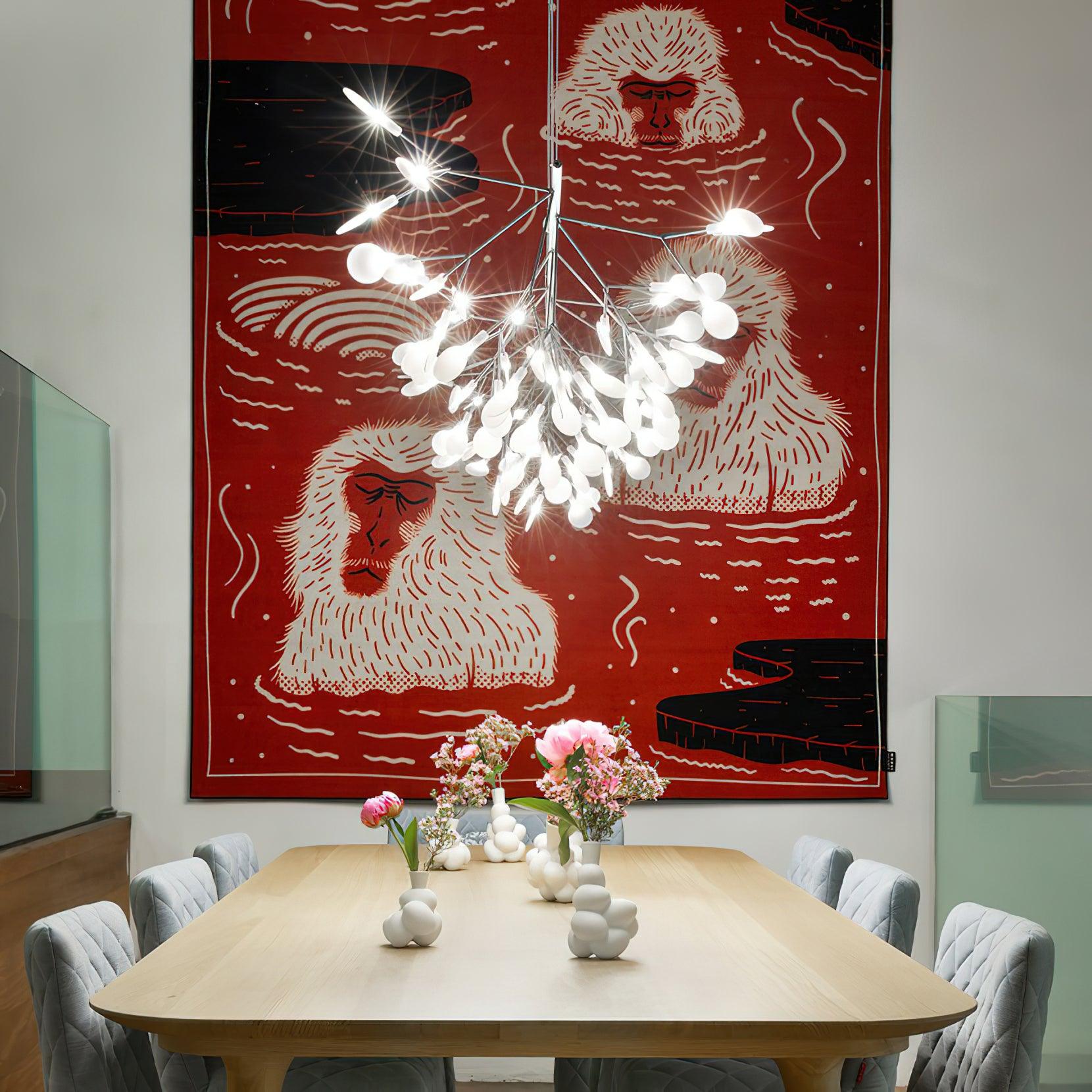Brenwen Chandelier LED Branch Long Linear Artistic-Neutral Decor
