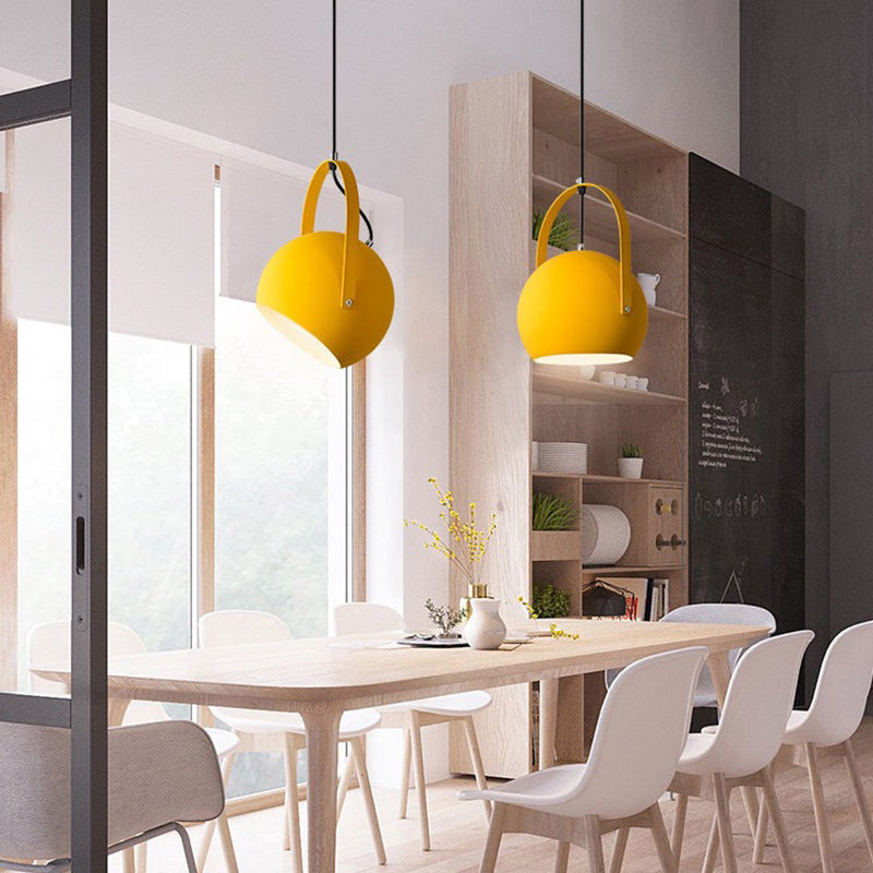 Aira Colorful Art Deco Pendant Light, Spherical, Bedroom - Neutral Decor