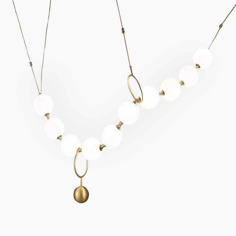 Valentina Postmodern Loft Ball Pendant Lamp Creative Necklace Design - Neutral Decor