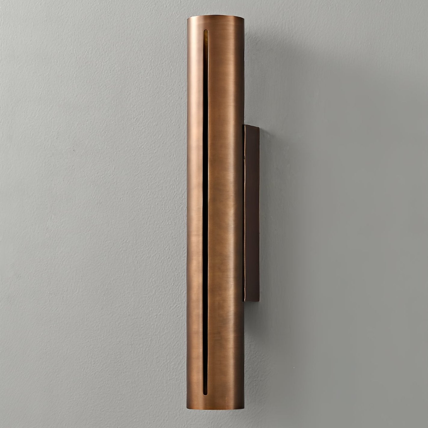 Avsilara Modern Minimalist Cylinder Brass Wall Light-Neutral Decor