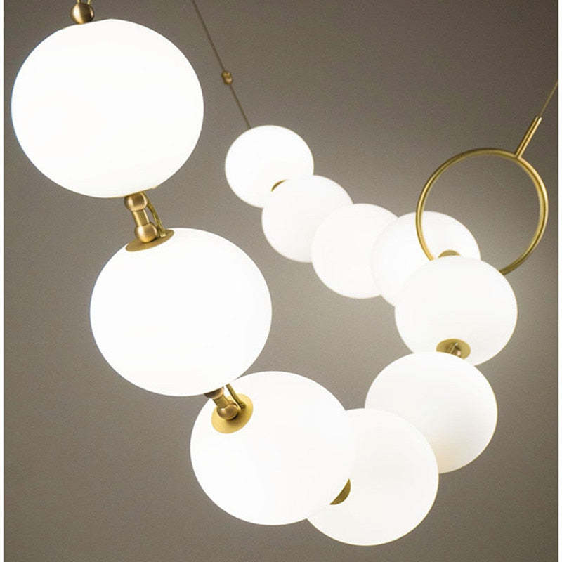 Valentina Postmodern Loft Ball Pendant Lamp Creative Necklace Design - Neutral Decor