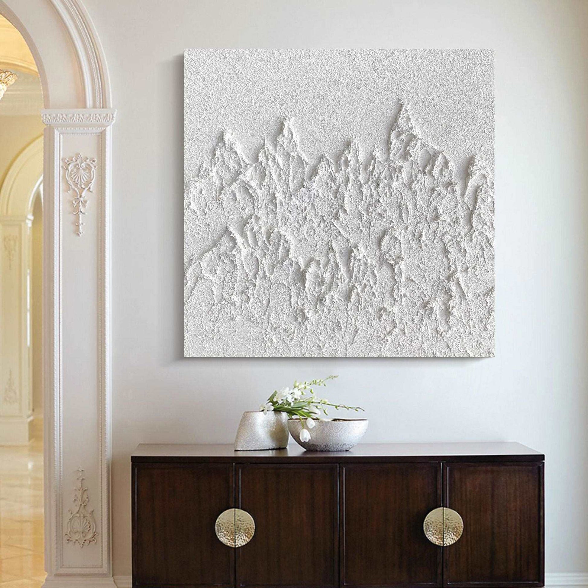 3D White Abstract Painting ABAS47 - Neutralighting