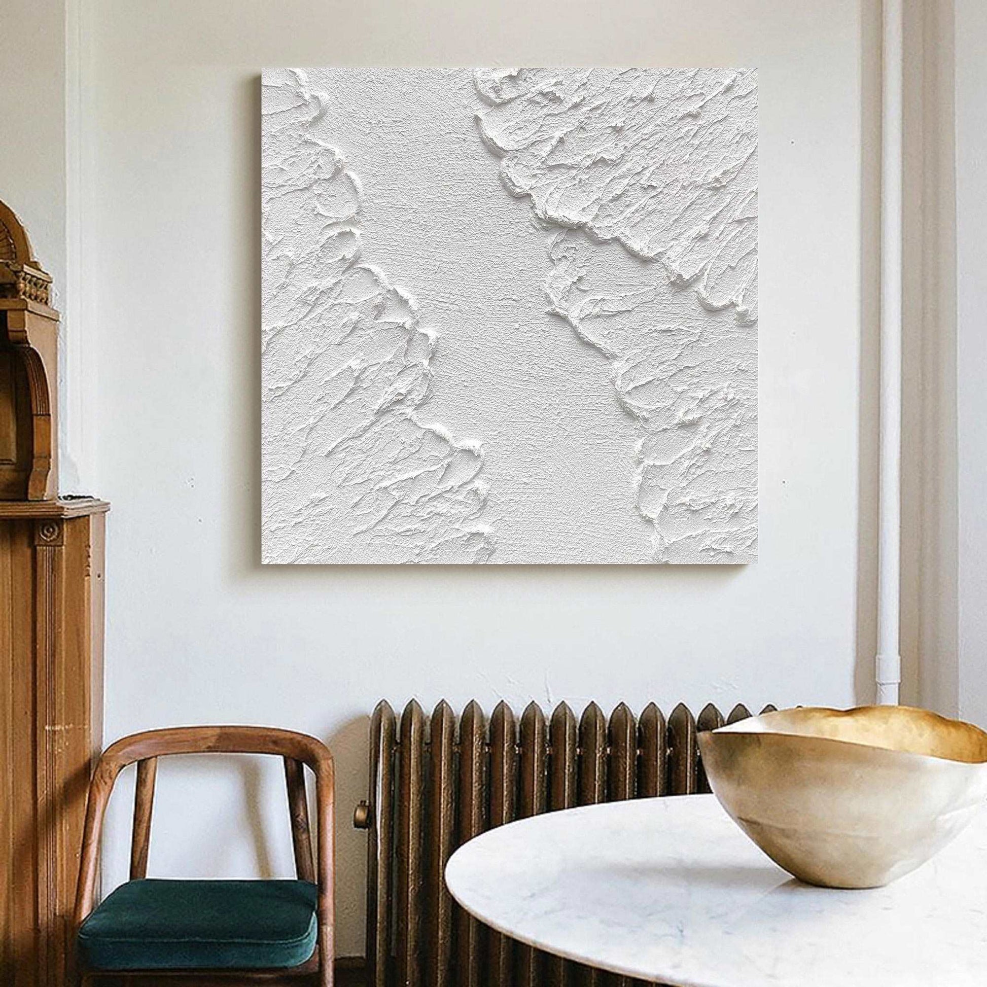 3D White Abstract Painting ABAS49 - Neutralighting